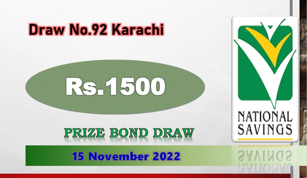 1500 Prize bond 15 November 2022